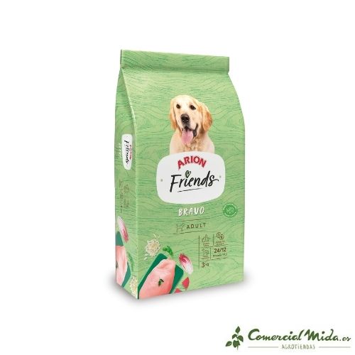 Pienso Arion Friends Bravo 24/10 para perros adultos 3Kg