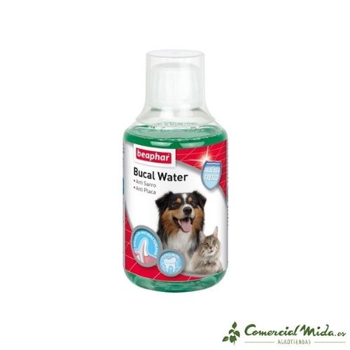 Bucal Water de Beaphar enjuague para mascotas (250ml)