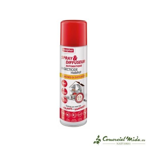 Spray difusor automático insecticida ambiental 250 ml de Beaphar