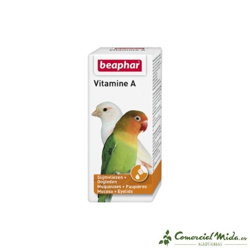 Vitamina A 20 ml para aves de Beaphar