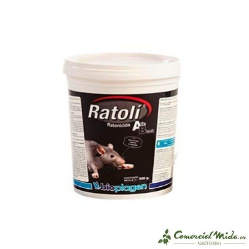 Ratolí Alfa 480 gr raticida en cebo fresco de Bioplagen