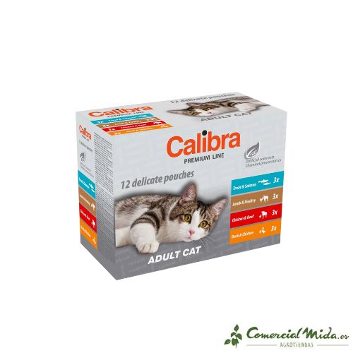 Calibra Comida Cat Premium Adult Multipack