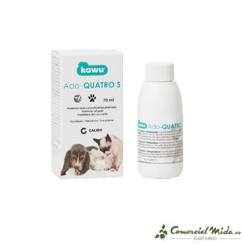 Protector de almohadillas Ado Quatro S 70 ml para perros y gatos de Calier