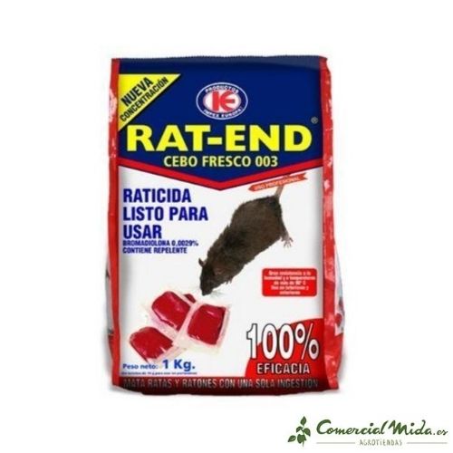 RAT-END raticida cebo fresco 1 kg