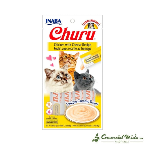 Churu CAT Snack Crema de Pollo con Queso