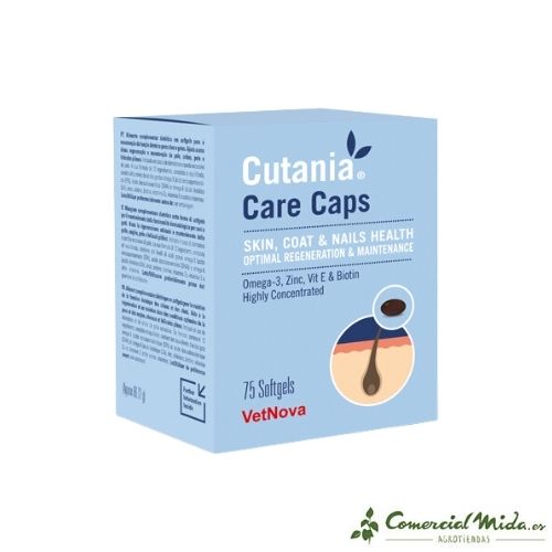 Cutania Care Caps Suplemento Perro y Gato