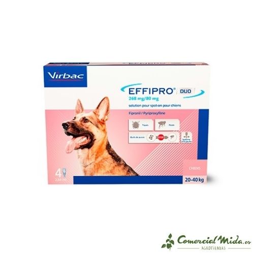 Effipro Duo perros grandes 4 Pipetas Virbac