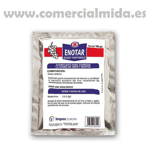 ENOTAR, ácido tartárico