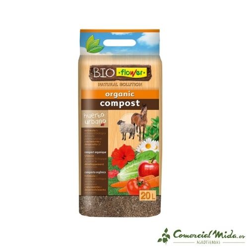 Flower Substrato compost orgánico (20L)