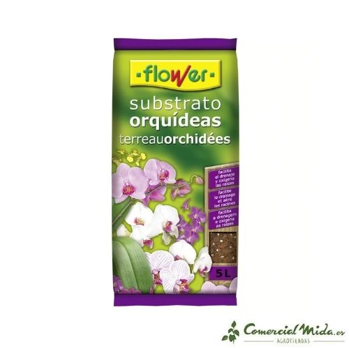Flower Substrato Orquídeas 5 L
