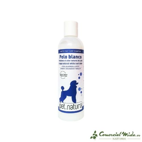 Champú Pelo Blanco para perros y gatos de Petnatura