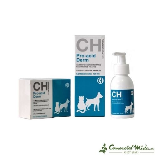 Pro-Acid Derm Chemical Ibérica Suplemento Piel Mascotas