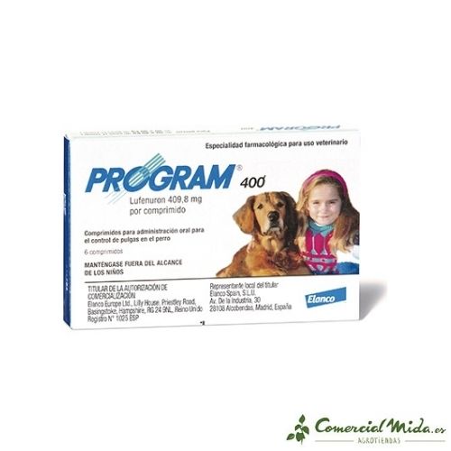 Program pastilla antipulgas para perros grandes