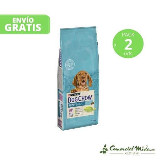 Dog Chow Puppy Cordero 2 x 14 Kg