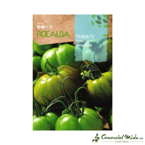 ROCALBA SEMILLAS TOMATE GREEN ZEBRA