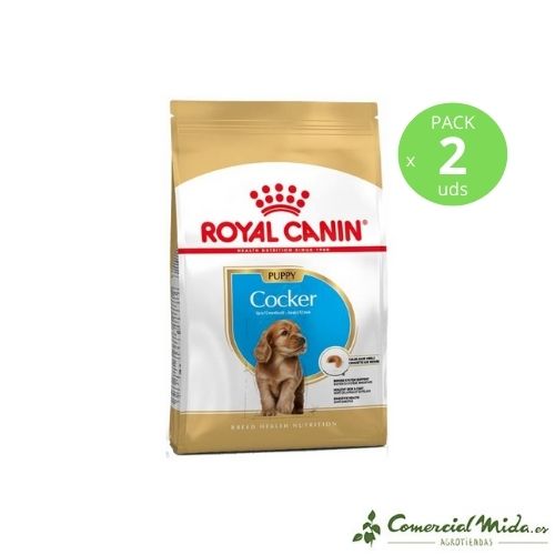 ROYAL CANIN COCKER JUNIOR pack de 2 unidades