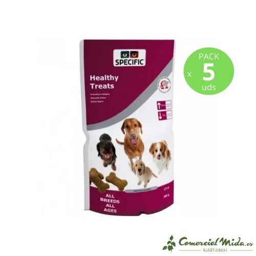 Pack 5 Bolsas de Snack Healthy Treats para perros de Specific