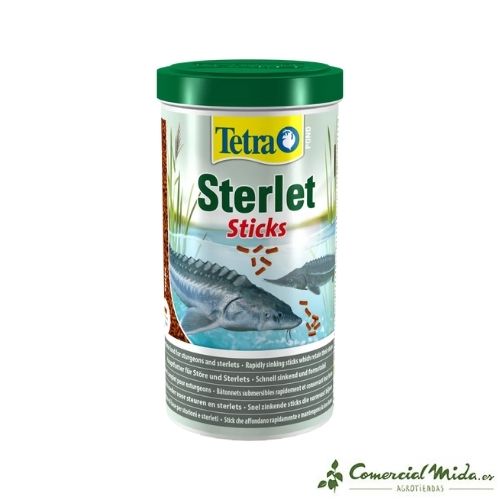 Tetra Pond Sterlet Sticks alimento especial para esturiones (1L)