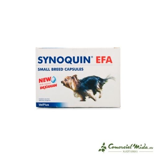 Synoquin EFA para perros de razas pequeñas 30 comprimidos de Vetplus